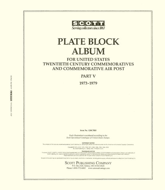 Scott US Commemorative Plate Blocks 1973-1979