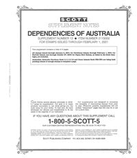 Scott Australia Dependencies 2000 #13