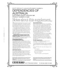 Scott Australia Dependencies 1991 #4