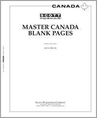 Scott Master Canada Blank Pages