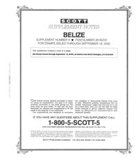 Scott Belize 2000 Supp #4