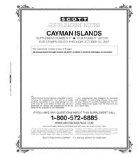 Scott Cayman Islands 2007 Supp #11