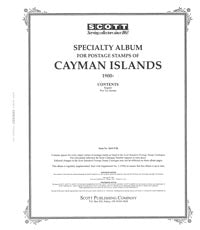 Scott Cayman Islands 1900-1995