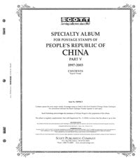Scott People's Republic Of China 1997-2003