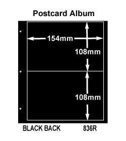 G&K 10 US Postcard Pages Black