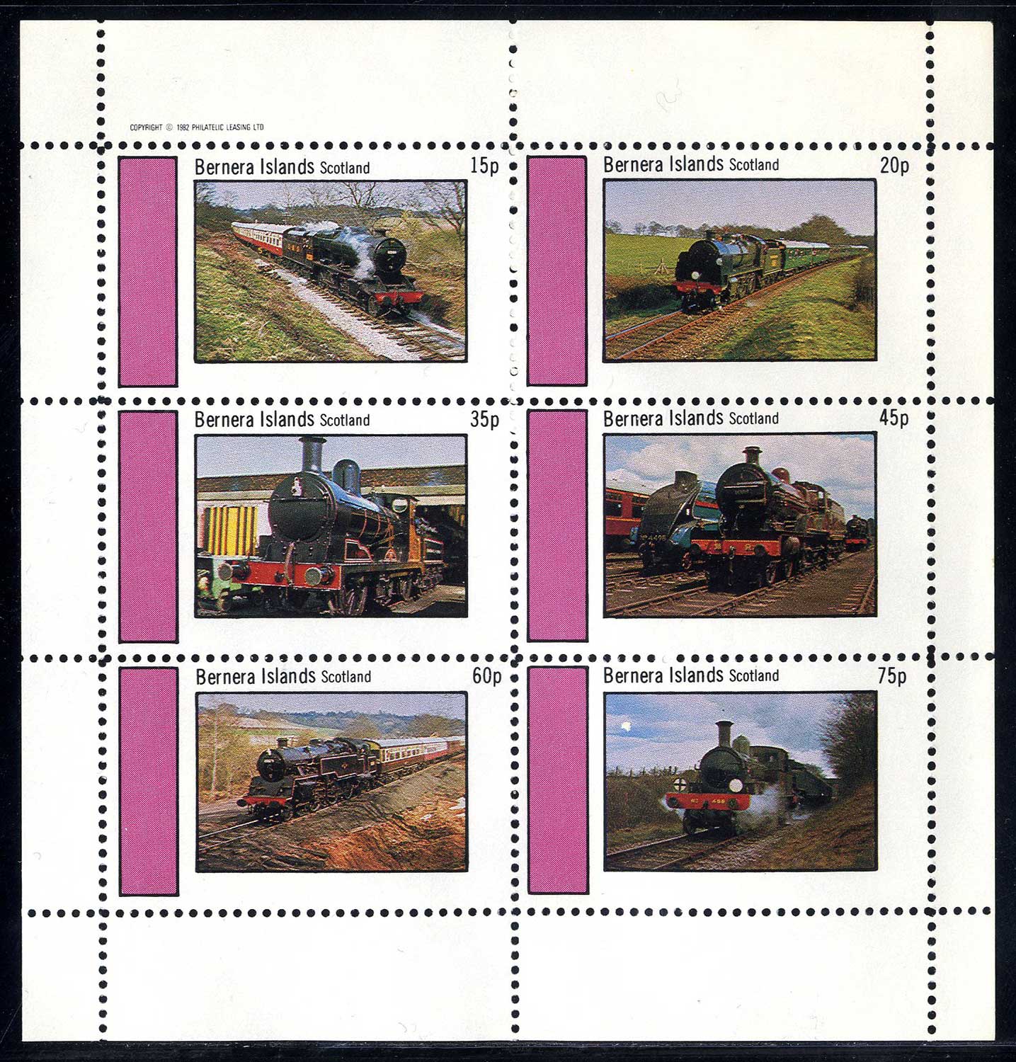 Bernera Restored British Engines – Subway Stamp Shop Inc