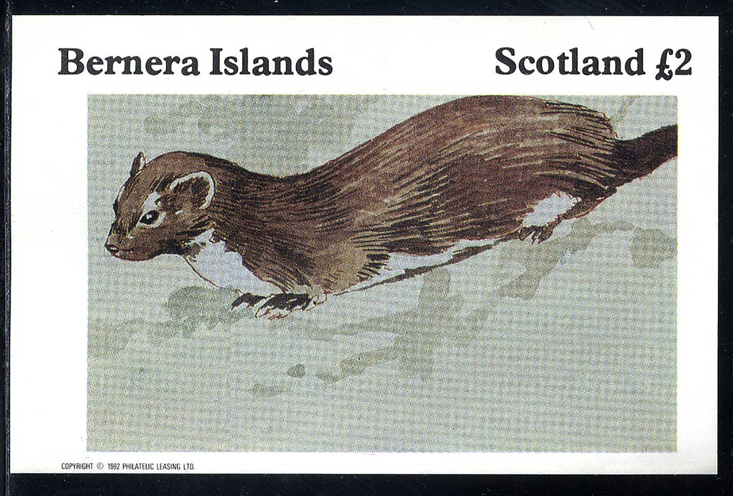 Bernera Small Scottish Mammals £2