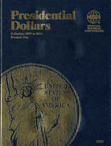 Whitman Presidential Dollar Folder #1 2007-2011