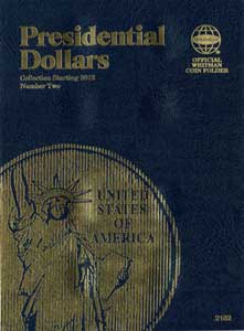 Whitman Presidential Dollar Folder #2 2012-2016