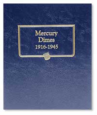 Whitman Mercury Dimes 1916-1945 Album