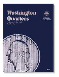 Whitman Coin Folder-Washington Quarter #1 1932-1947