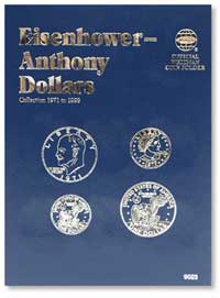 Whitman Coin Folder-Eisenhower and Anthony Dollars 1971-1999