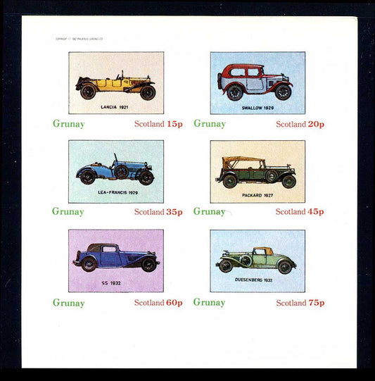 Grunay Cars 1921-1935 Imperf