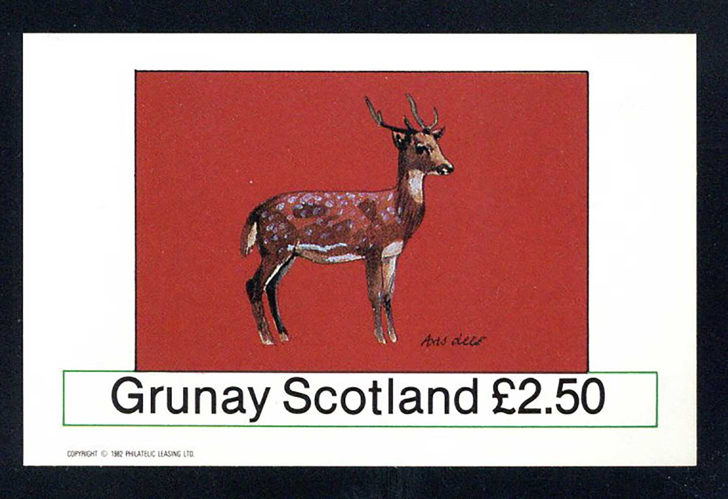 Grunay Deer Imperf £2.50