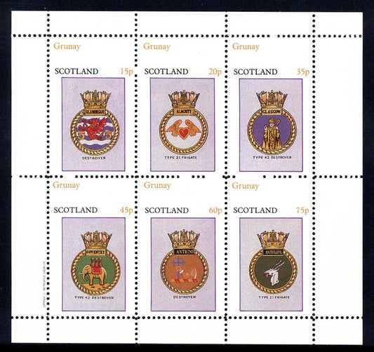 Grunay Royal Navy Ship Badges