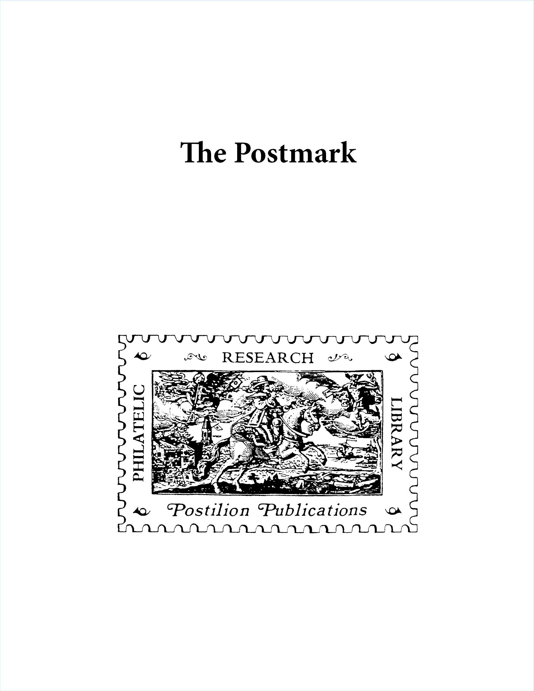 Postilion The Postmark – Subway Stamp Shop Inc
