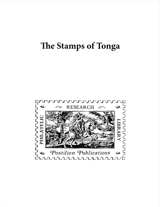 Postilion The Stamps Of Tonga
