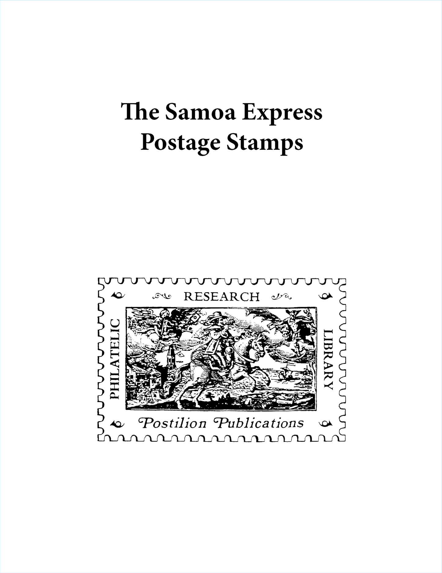 Postilion Samoa Express Postage Stamps