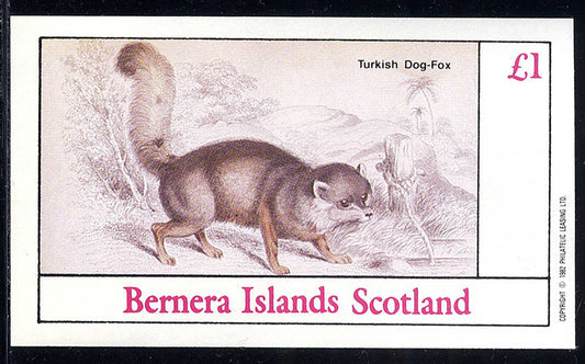 Bernera Mammalia, Dogs And Wolves £1