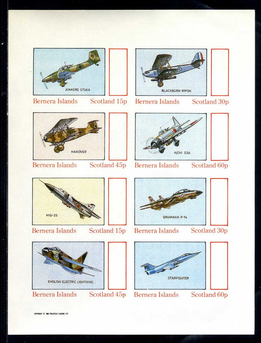 Bernera Modern And Veteran Fighter Planes