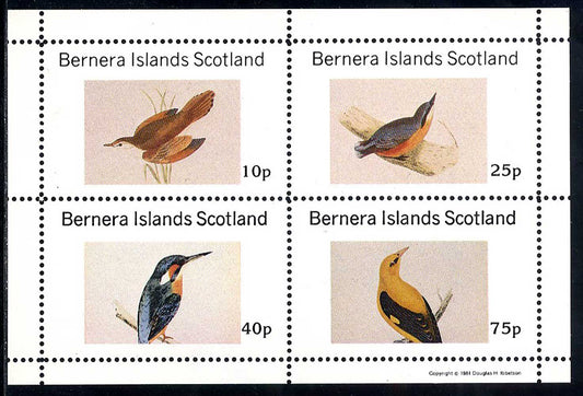 Bernera Bird Engravings