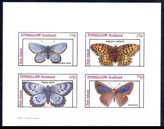 Eynhallow An Assortment Of Butterflies Imperf