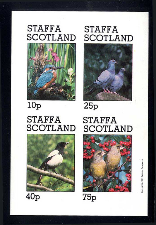 Staffa European Birds Imperf