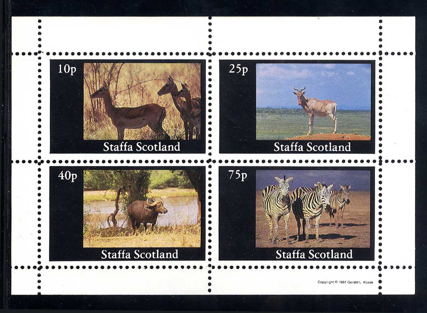 Staffa African Animals