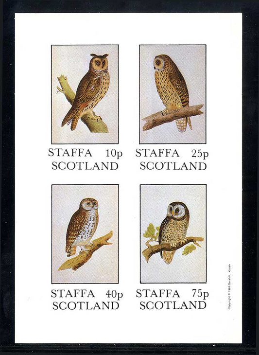 Staffa Hoot Owls Imperf