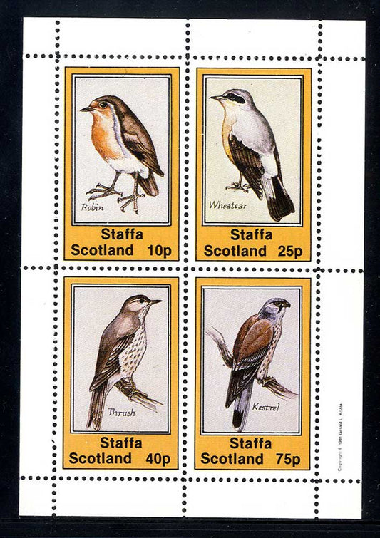 Staffa Various Bird Studies