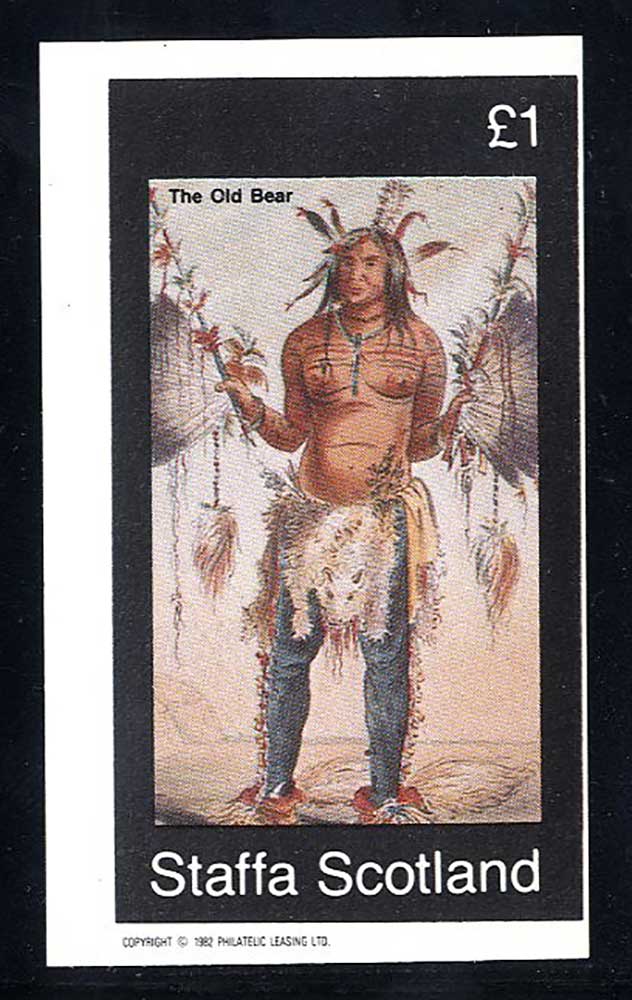Staffa Indians Of North America £1
