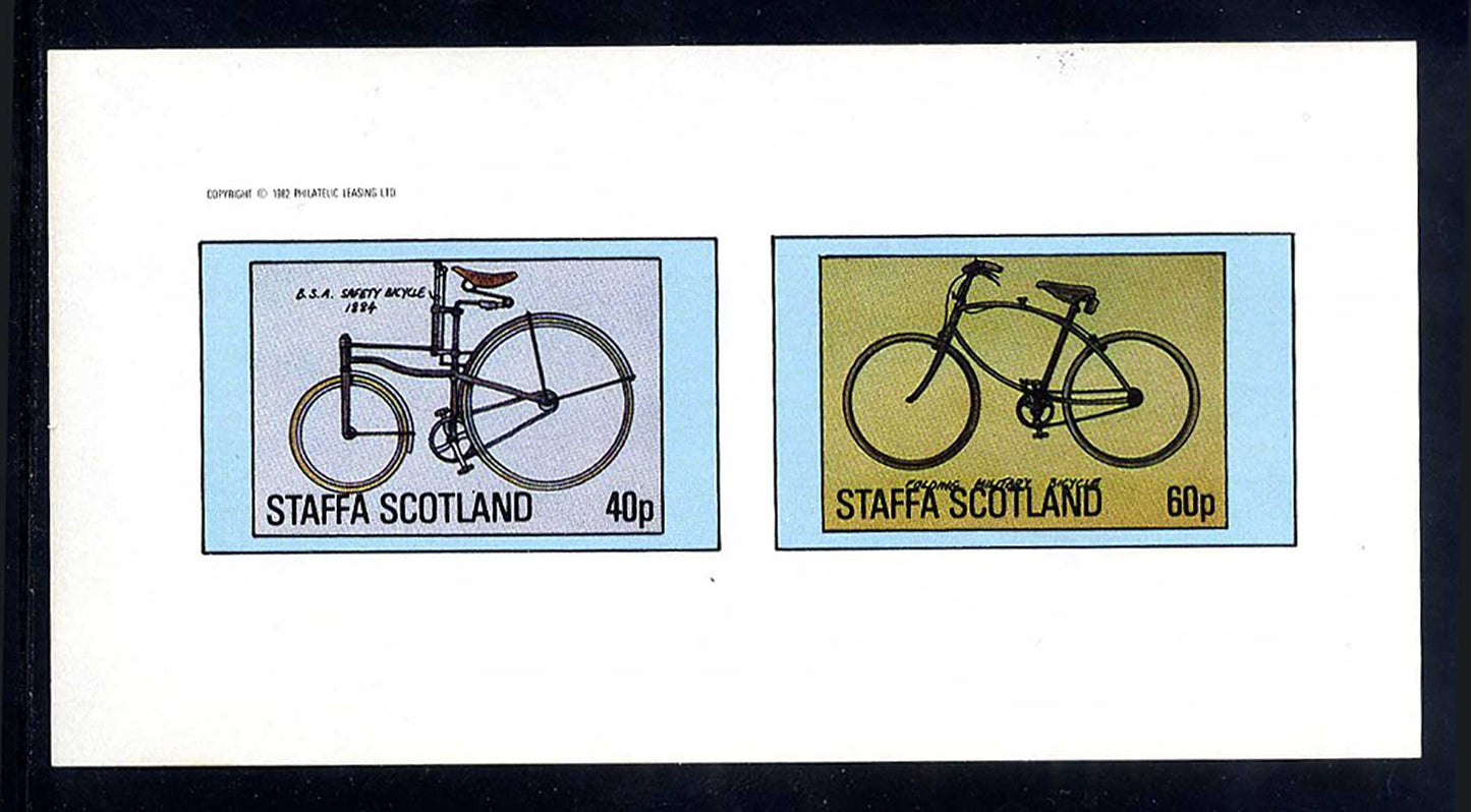 Staffa Antique Bicycles Imperf