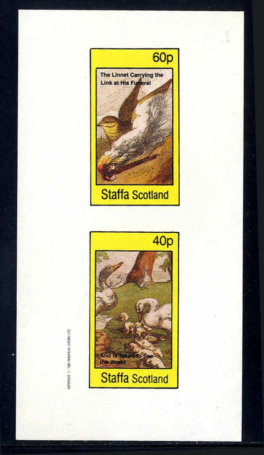 Staffa Geese And Birds Imperf