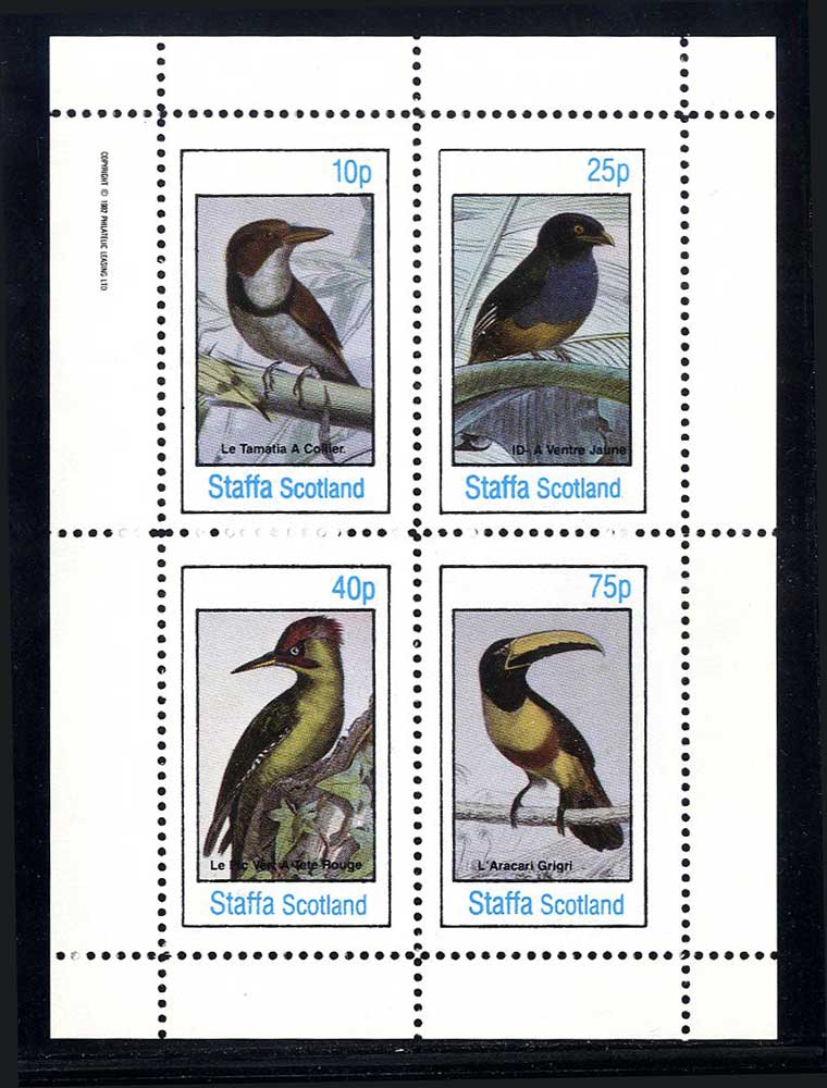 Staffa Perched Birds