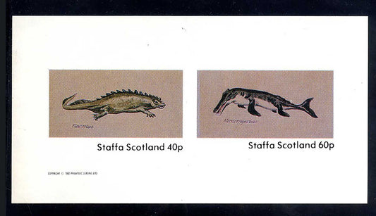 Staffa Prehistoric Reptiles Imperf