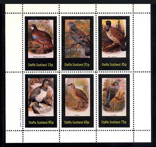 Staffa Game Birds Print