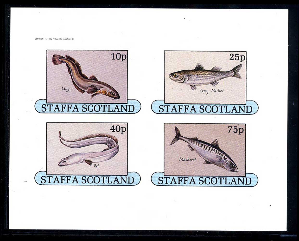Staffa Sea Fish Imperf