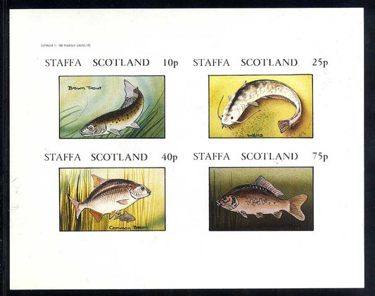 Staffa Fish Drawings Imperf
