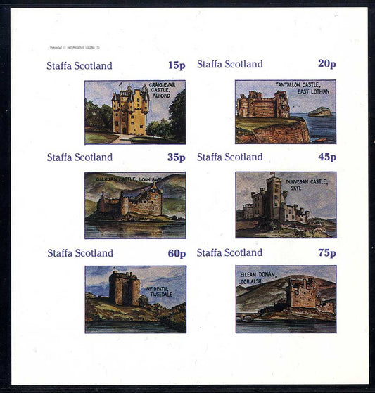 Staffa Scottish Castles Imperf