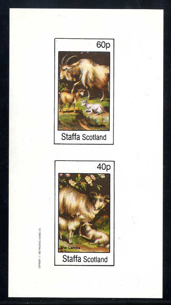 Staffa Four Footed Friends Imperf