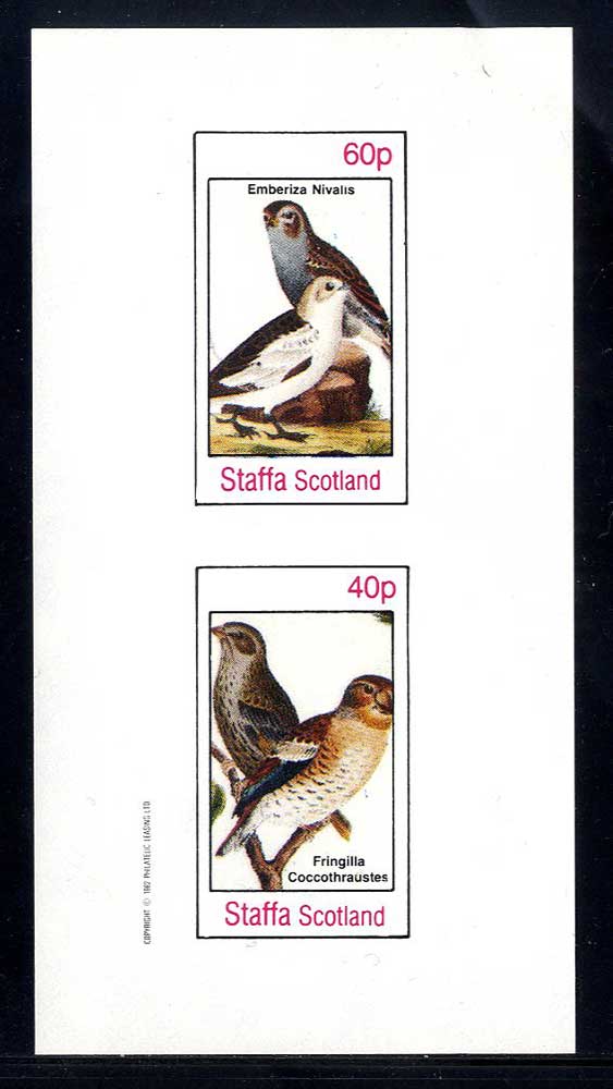 Staffa Birds And Falcons Imperf