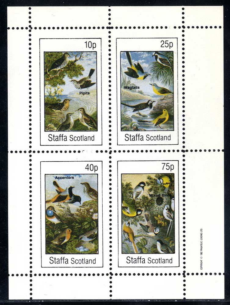 Staffa Small British Birds