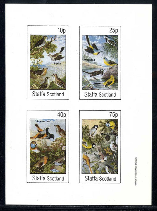 Staffa Small British Birds Imperf