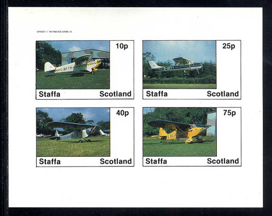 Staffa Single Winged Aircraft Imperf