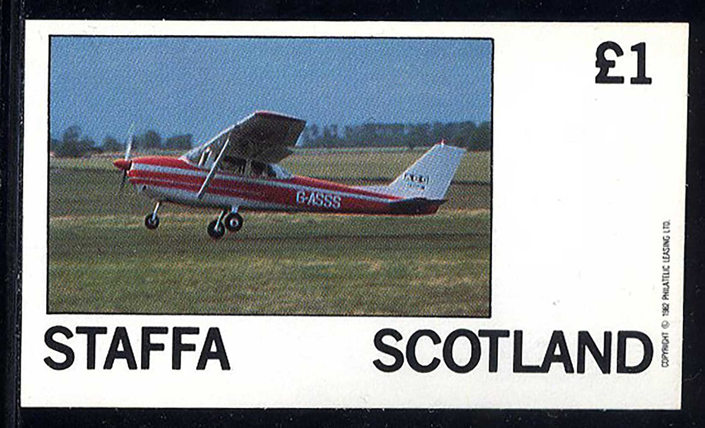 Staffa Single Winged Aircraft £1