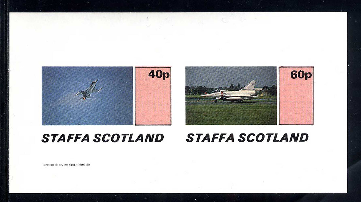 Staffa Supersonic Military Planes Imperf