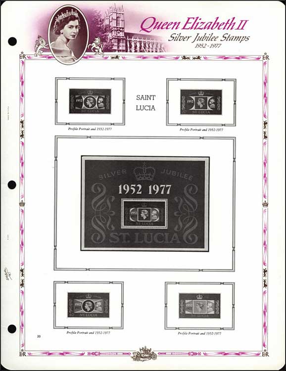 White Ace Queen Elizabeth Silver Jubilee Blank Pages