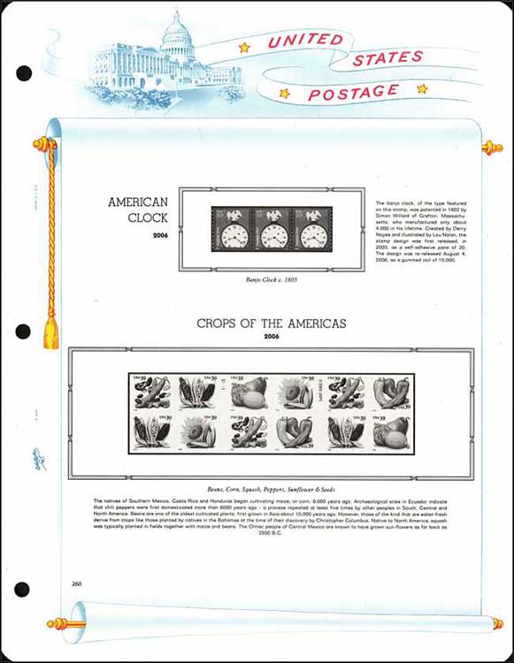 White Ace US Regular Plate Block 1999-2005