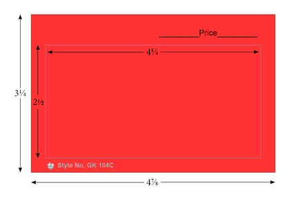 G&K 1000 #104A Cards-Colors