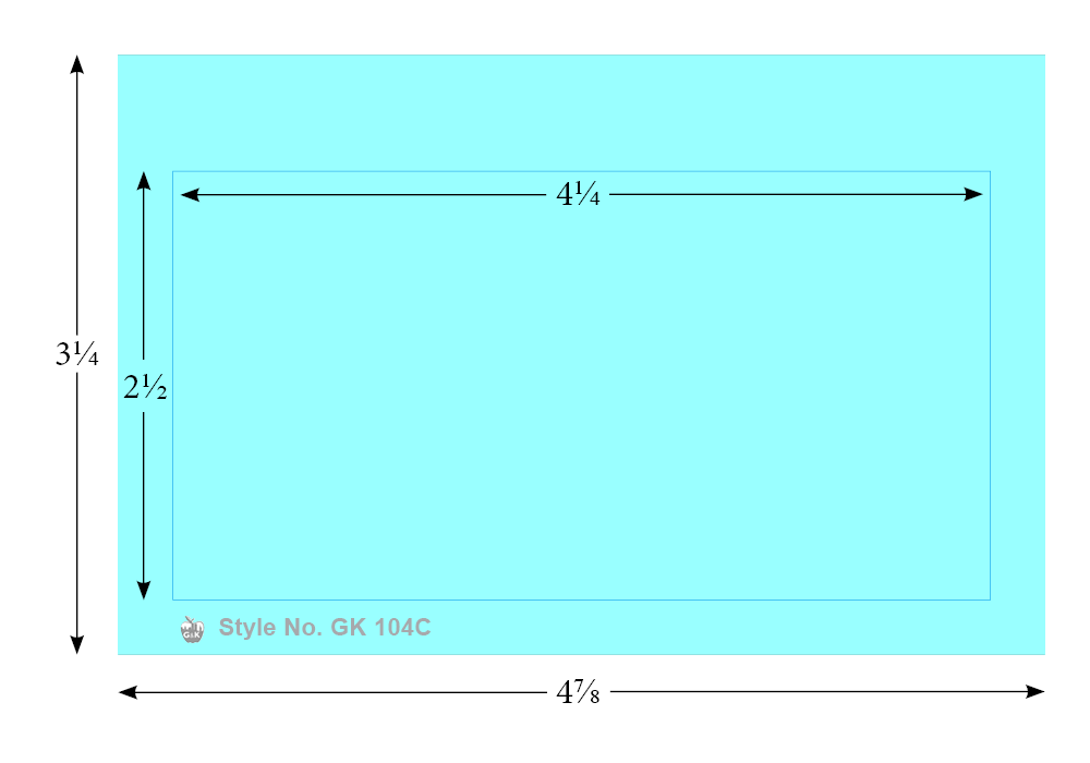 G&K 1000 #104 Blank Colors